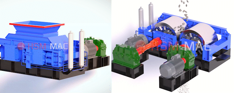 新型液壓對(duì)輥破碎機(jī)原理 新型液壓對(duì)輥破碎機(jī)原理